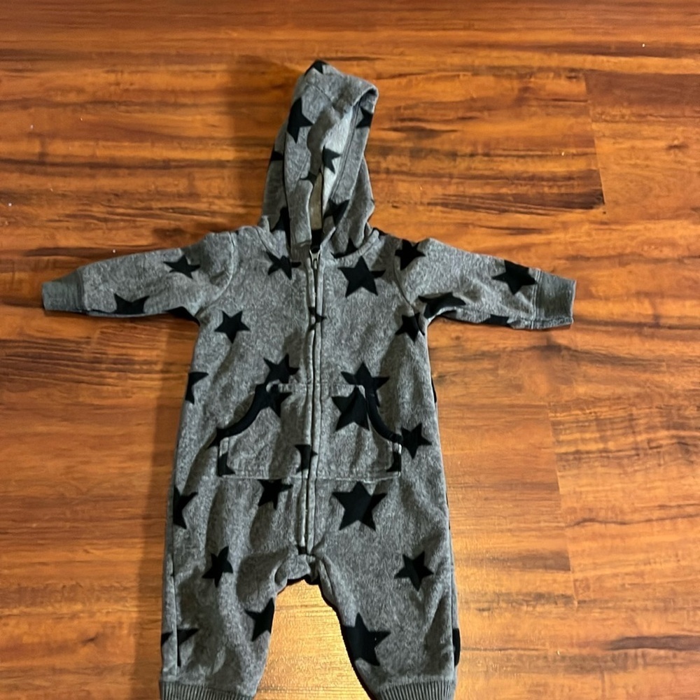 Cold Weather Baby Clothes, 3 months Carter’s fuzzy fleece bodysuits jacket - Picture 6 of 12